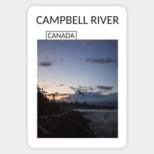 Campbell River British Columbia Canada Nature River Gift for Canadian Canada Day Present Souvenir T-shirt Hoodie Apparel Mug Notebook Tote Pillow Sticker Magnet Sticker